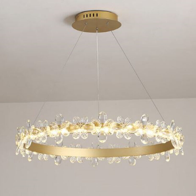 Modern Luxury Round Crystal Hotel Project Chandelier The Alto Group