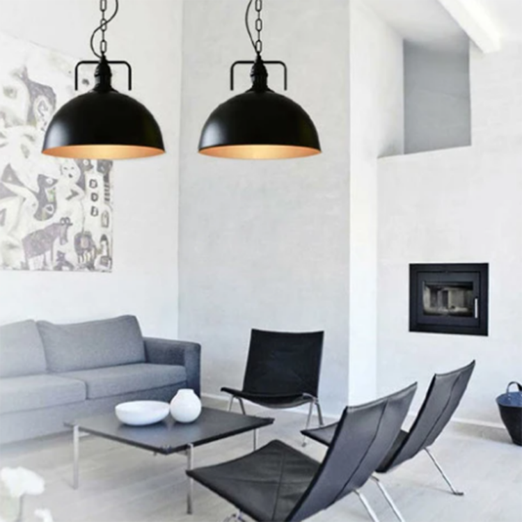 Semi Circle Dome Industrial Loft Pendant Light – THE ALTO GROUP - Doe Pendant Lighting For Loft Apartments